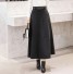Dámska dlhá sukňa s vysokým pásom A1583 sivá