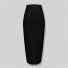 Dámska dlhá sukňa s vysokým pásom čierna
