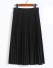 Dámska dlhá sukňa v zaujímavom prevedení J2994 čierna