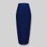 Dámská dlouhá sukně s vysokým pasem tmavě modrá