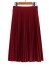 Dámská dlouhá sukně v zajímavém provedení J2994 červená