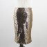 Dámska flitrové sukňa s vysokým pásom zlatá