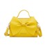 Dámska kabelka s mašľou žltá