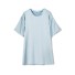 Damska koszulka oversize A1330 jasnoniebieski