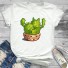 Damska koszulka z motywem kaktusa 14