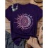 Damska koszulka z nadrukiem B196 fioletowy