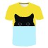 Damska koszulka z nadrukiem w koty 12