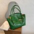 Dámska kožená kabelka M1780 zelená