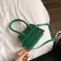 Dámská kožená kabelka malá zelená