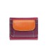 Dámska kožená mini peňaženka M415 oranžová