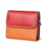 Dámska kožená mini peňaženka M560 oranžová
