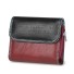 Dámska kožená mini peňaženka M560 vínová
