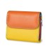 Dámska kožená mini peňaženka M560 žltá