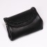 Dámska kožená mini peňaženka M617 čierna