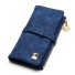 Dámska kožená peňaženka A2445 tmavo modrá