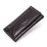 Dámska kožená peňaženka M270 tmavo hnedá