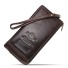 Dámska kožená peňaženka M281 tmavo hnedá