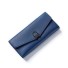 Dámska kožená peňaženka M373 tmavo modrá