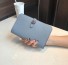 Dámska kožená peňaženka M382 svetlo modrá