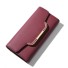 Dámská kožená peněženka M213 vínová