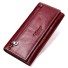 Dámská kožená peněženka M270 vínová