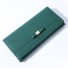 Dámská kožená peněženka s mašlí M414 tmavě zelená