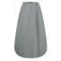 Dámska maxi sukňa s vreckami G144 sivá