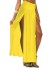 Dámska maxi sukňa s vysokými rozparkami žltá