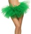 Damska mini spódniczka z tiulu zielony