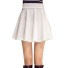 Dámska mini sukňa A1009 biela