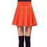 Dámska mini sukňa A1009 oranžová