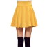 Dámska mini sukňa A1009 žltá