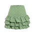 Dámská mini sukně s puntíky zelená