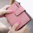 Dámská módní mini peněženka J787 světle růžová