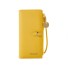 Dámska peňaženka s prackou žltá