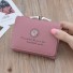 Dámska peňaženka s ružou -J789 červená
