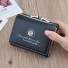 Dámska peňaženka s ružou -J789 čierna