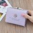 Dámska peňaženka s ružou -J789 fialová