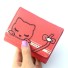 Dámská peněženka - Spící kočička J2799 červená