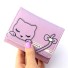 Dámská peněženka - Spící kočička J2799 fialová