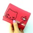 Dámská peněženka - Spící kočička J2799 tmavě růžová