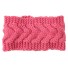 Dámska pletená čelenka J3256 ružová