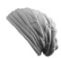 Dámská pletená čepice J3001 světle šedá