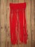 Dámska pletená sukňa P1138 červená