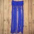 Dámska pletená sukňa P1138 modrá