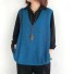 Dámska pletená vesta P2263 modrá