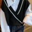 Dámska pletená vesta P2399 čierna