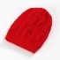Dámska pletená zimná čiapka J2804 červená