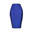 Dámska puzdrová sukňa G52 modrá