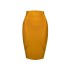 Dámska puzdrová sukňa G52 žltá